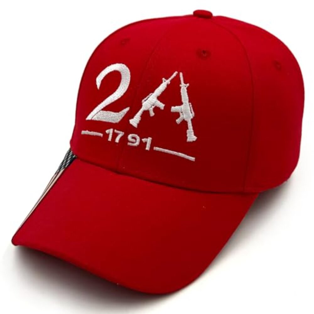 American Flag Baseball Cap Adjustable Embroidery … - image 3